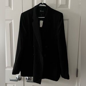 Madewell Black Blazer Size 10 NWT